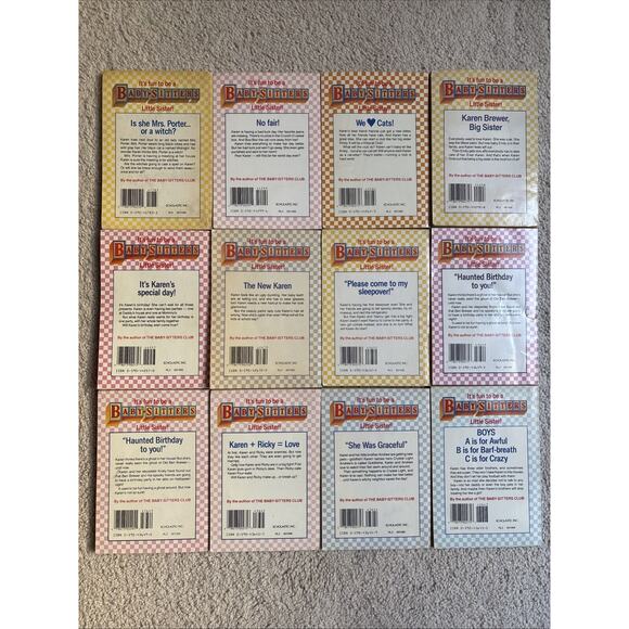 Mix Lot of 36 Vtg Baby-Sitters Little Sister Chapter Books Ann M Martin - Picture 3 of 14